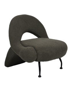 Πολυθρόνα ArteLibre PASIPHAE Πράσινο Ύφασμα/Μέταλλο/Ξύλο 80x86x80cm