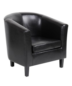 Πολυθρόνα ArteLibre FIORELLA Καφέ PU 73x69x75cm