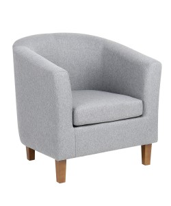 Πολυθρόνα ArteLibre FIORELLA Γκρι Ύφασμα 73x69x75cm