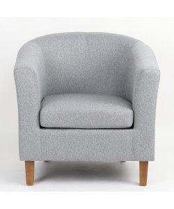 Πολυθρόνα ArteLibre FIORELLA Γκρι Ύφασμα 73x69x75cm