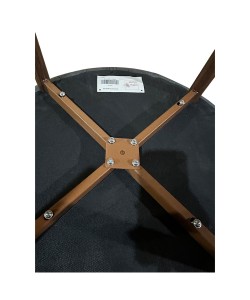 Καρέκλα Τραπεζαρίας ArteLibre LUZIA Γκρι/Καρυδί Ύφασμα/Μέταλλο 57x60x78cm