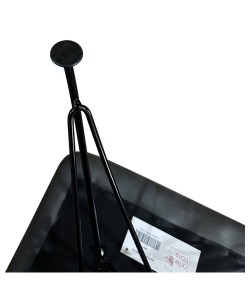 Καρέκλα Τραπεζαρίας ArteLibre SELVA Vintage Μαύρο PU/Μέταλλο 43x57x81cm