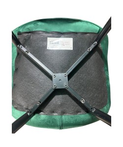 Καρέκλα Τραπεζαρίας ArteLibre BRISA Πράσινο/Μαύρο Βελούδο/Μέταλλο 53x60x85cm Καρέκλα Τραπεζαρίας ArteLibre BRISA Πράσινο/Μαύρο Βελούδο/Μέταλλο 53x60x85cm