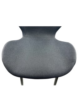 Καρέκλα Τραπεζαρίας ArteLibre RIOJA Γκρι/Μαύρο Ύφασμα/Μέταλλο 46x50x80cm