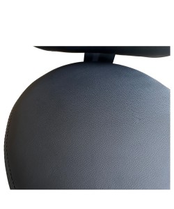 Καρέκλα Εργασίας ArteLibre FIRMEZA Μαύρο/Χρώμιο PU/Μέταλλο 47x47x67/78cm Καρέκλα Εργασίας ArteLibre FIRMEZA Μαύρο/Χρώμιο PU/Μέταλλο 47x47x67/78cm