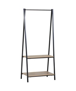 Έπιπλο Εισόδου ArteLibre MILFORD Δρυς/Μαύρο Μοριοσανίδα/Μέταλλο 64x40x150cm Έπιπλο Εισόδου ArteLibre MILFORD Δρυς/Μαύρο Μοριοσανίδα/Μέταλλο 64x40x150cm