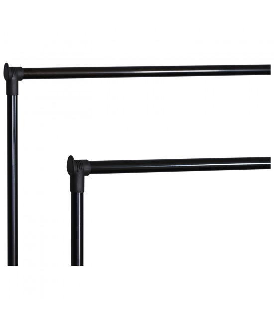 Έπιπλο Εισόδου ArteLibre SOUTHMERE Μαύρο Μέταλλο 74.5x39x157cm