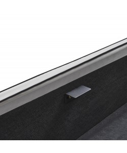 Κρεβάτι Υπέρδιπλο ArteLibre WICHITA Γκρι Ύφασμα Για Στρώμα 160x200cm Κρεβάτι Υπέρδιπλο ArteLibre WICHITA Γκρι Ύφασμα Για Στρώμα 160x200cm