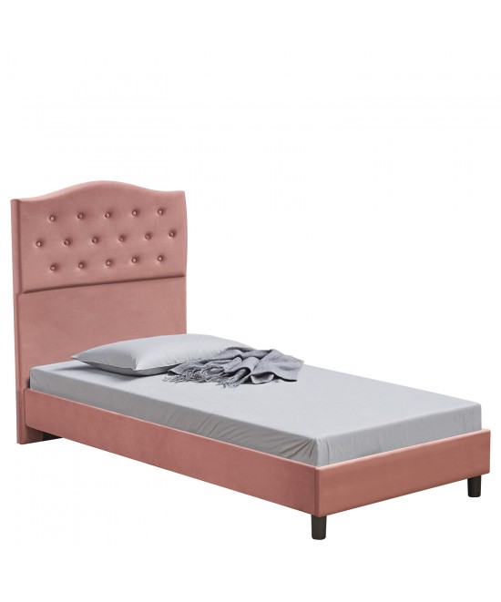 Κρεβάτι Μονό ArteLibre JUNIPER Σάπιο Μήλο Ύφασμα Για Στρώμα 90x200cm Κρεβάτι Μονό ArteLibre JUNIPER Σάπιο Μήλο Ύφασμα Για Στρώμα 90x200cm