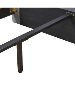 Κρεβάτι Ημίδιπλο ArteLibre JUNIPER Γκρι Ύφασμα Για Στρώμα 120x200cm Κρεβάτι Ημίδιπλο ArteLibre JUNIPER Γκρι Ύφασμα Για Στρώμα 120x200cm