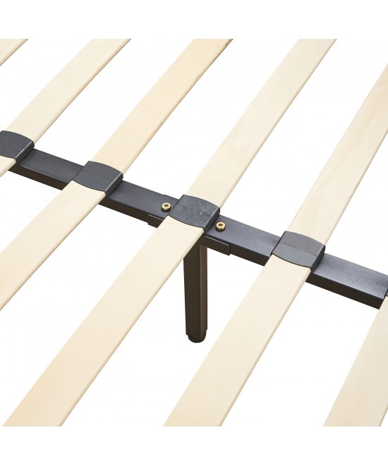 Κρεβάτι Υπέρδιπλο ArteLibre SEDONA Μπεζ Ύφασμα Για Στρώμα 160x200cm