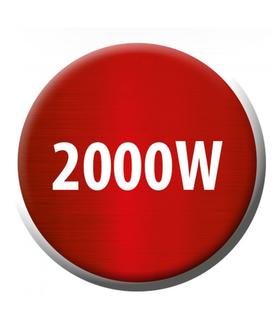 Αερόθερμο Με 2 Επιλογές Θερμοκρασίας Μαύρο 2000W 22x13x27cm ALPINA