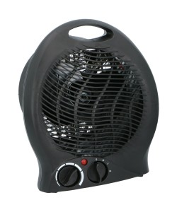 Αερόθερμο Με 2 Επιλογές Θερμοκρασίας Μαύρο 2000W 22x13x27cm ALPINA