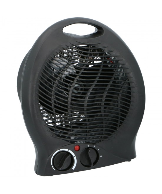 Αερόθερμο Με 2 Επιλογές Θερμοκρασίας Μαύρο 2000W 22x13x27cm ALPINA