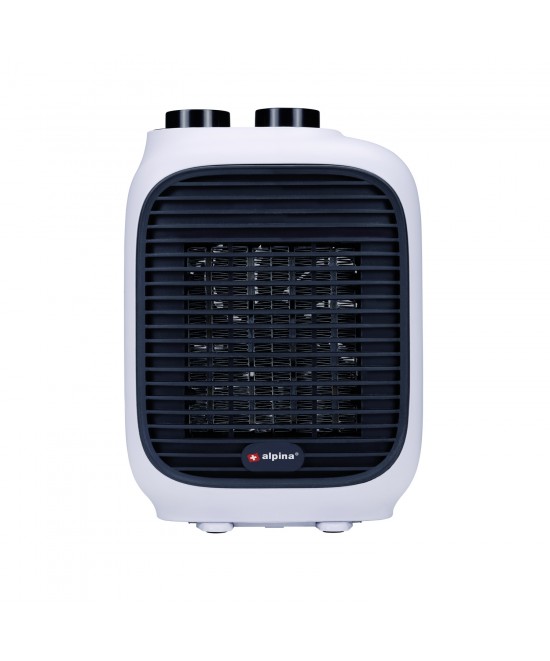 Φορητό Αερόθερμο 2-Σε-1 1500W Λευκό/Μαύρο 16x10x22cm ALPINA