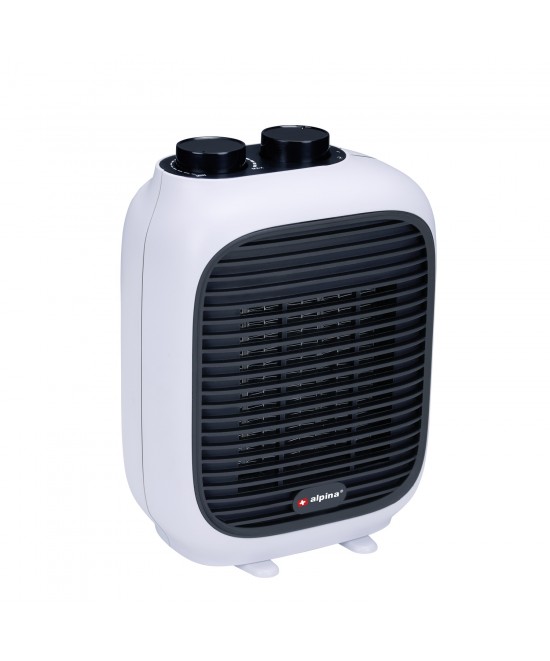 Φορητό Αερόθερμο 2-Σε-1 1500W Λευκό/Μαύρο 16x10x22cm ALPINA