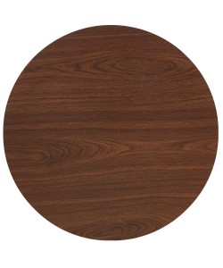 Τραπέζι Τραπεζαρίας ArteLibre QUINTON Καρυδί/Μαύρο Μέταλλο/Μοριοσανίδα 60x60x74cm