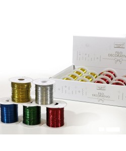 Χριστουγεννιάτικο Μεταλλικό Σύρμα Πολύχρωμο 20m Σε 5 Σχέδια Χριστουγεννιάτικο Μεταλλικό Σύρμα Πολύχρωμο 20m Σε 5 Σχέδια