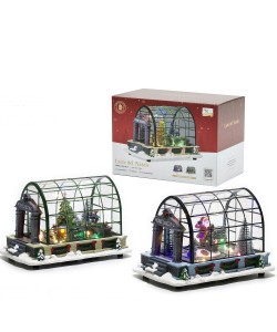 Χριστουγεννιάτικο Σκηνικό Με Φως, Ήχο Και Κίνηση 22x14x15cm Σε 2 Σχέδια