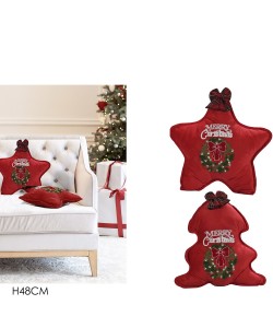 Χριστουγεννιάτικο Μαξιλάρι 48cm Σε 2 Σχέδια Χριστουγεννιάτικο Μαξιλάρι 48cm Σε 2 Σχέδια
