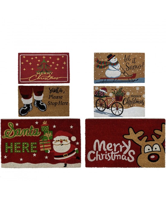 Χριστουγεννιάτικο Χαλί 45x75cm Σε 6 Σχέδια Χριστουγεννιάτικο Χαλί 45x75cm Σε 6 Σχέδια