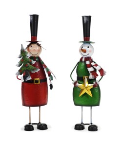 Χριστουγεννιάτικη Διακόσμηση Κήπου Χαρακτήρες 42cm Σε 3 Σχέδια