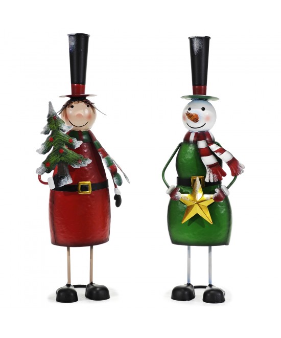 Χριστουγεννιάτικη Διακόσμηση Κήπου Χαρακτήρες 42cm Σε 3 Σχέδια