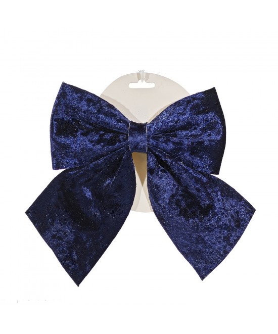 Χριστουγεννιάτικος Φιόγκος Μπλε 20x24cm Χριστουγεννιάτικος Φιόγκος Μπλε 20x24cm