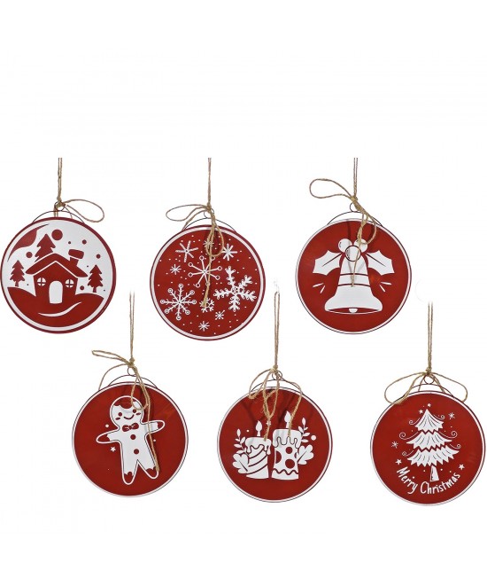 Χριστουγεννιάτικα Κρεμαστά Διακοσμητικά 22cm Σε 6 Σχέδια