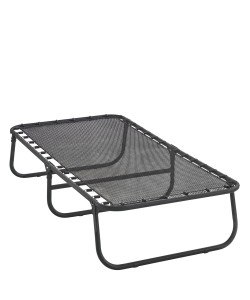 Κρεβάτι Σπαστό ArteLibre FLEXREST Με Στρώμα Πάχους 12cm Μαύρο Μέταλλο 180x80x33cm