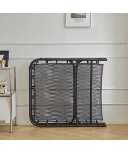 Κρεβάτι Σπαστό ArteLibre FLEXREST Με Στρώμα Πάχους 12cm Μαύρο Μέταλλο 180x80x33cm