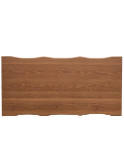 Τραπέζι Τραπεζαρίας ArteLibre AEMON Σκούρο Ακακία/Μαύρο Μέταλλο/Μοριοσανίδα 180x90x75cm