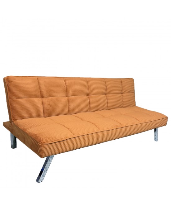 Καναπές Κρεβάτι ArteLibre ELVORE Κεχριμπάρι Ύφασμα/Ξύλο 190x83x74cm