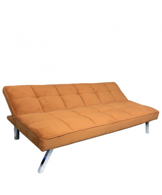 Καναπές Κρεβάτι ArteLibre ELVORE Κεχριμπάρι Ύφασμα/Ξύλο 190x83x74cm