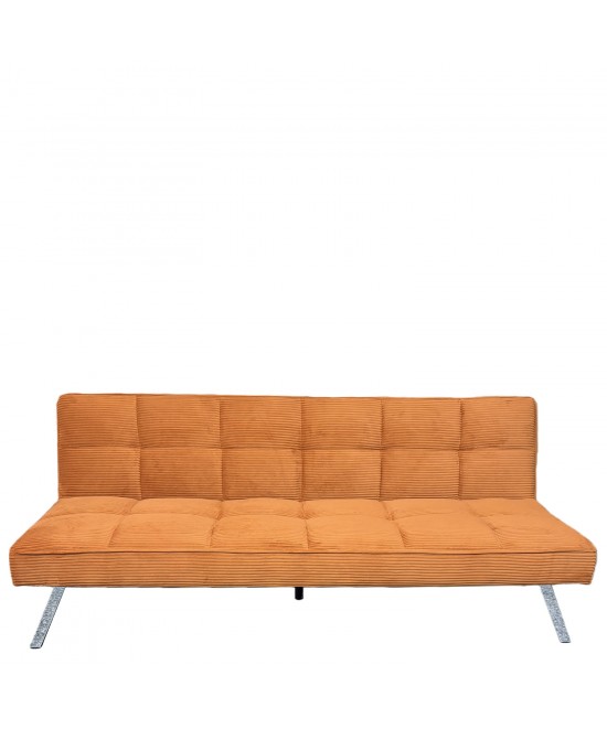 Καναπές Κρεβάτι ArteLibre ELVORE Κεχριμπάρι Ύφασμα/Ξύλο 190x83x74cm