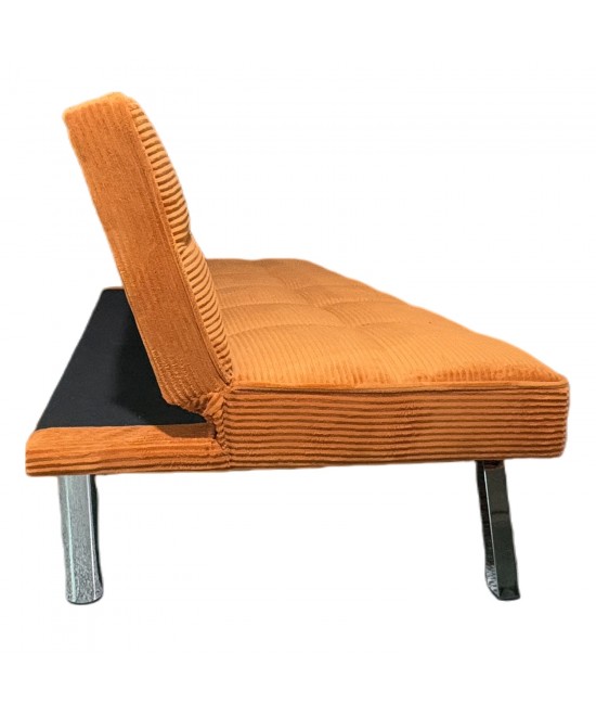 Καναπές Κρεβάτι ArteLibre ELVORE Κεχριμπάρι Ύφασμα/Ξύλο 190x83x74cm