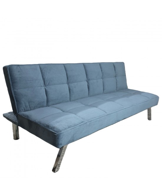 Καναπές Κρεβάτι ArteLibre ELVORE Μπλε Ύφασμα/Ξύλο 190x83x74cm