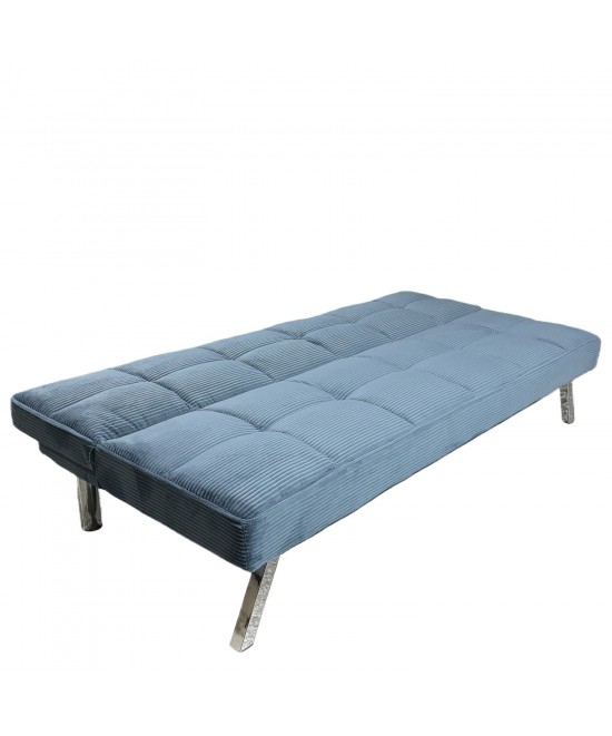 Καναπές Κρεβάτι ArteLibre ELVORE Μπλε Ύφασμα/Ξύλο 190x83x74cm