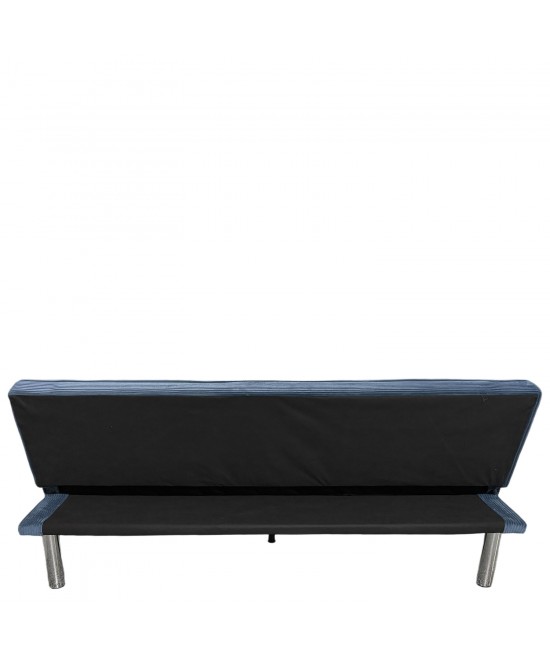 Καναπές Κρεβάτι ArteLibre ELVORE Μπλε Ύφασμα/Ξύλο 190x83x74cm