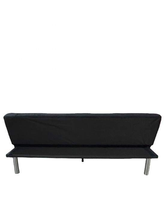 Καναπές Κρεβάτι ArteLibre ELVORE Μαύρο Ύφασμα/Ξύλο 190x83x74cm
