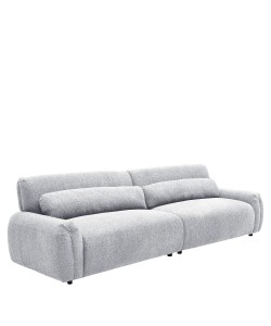 Καναπές Τετραθέσιος ArteLibre VORTICA Γκρι Ύφασμα 280x85x78cm