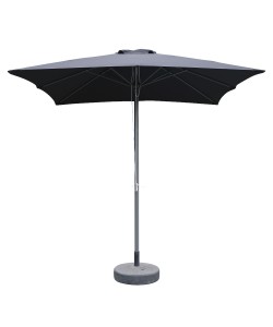 Ομπρέλα Κήπου ArteLibre MELIOR Μαύρο/Ανθρακί Αλουμίνιο/Polyester Φ2.2x2.2m