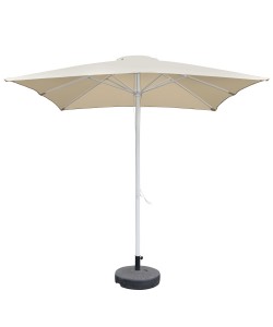 Ομπρέλα Κήπου ArteLibre MELIOR Μπεζ/Λευκό Αλουμίνιο/Polyester Φ2.2x2.2m