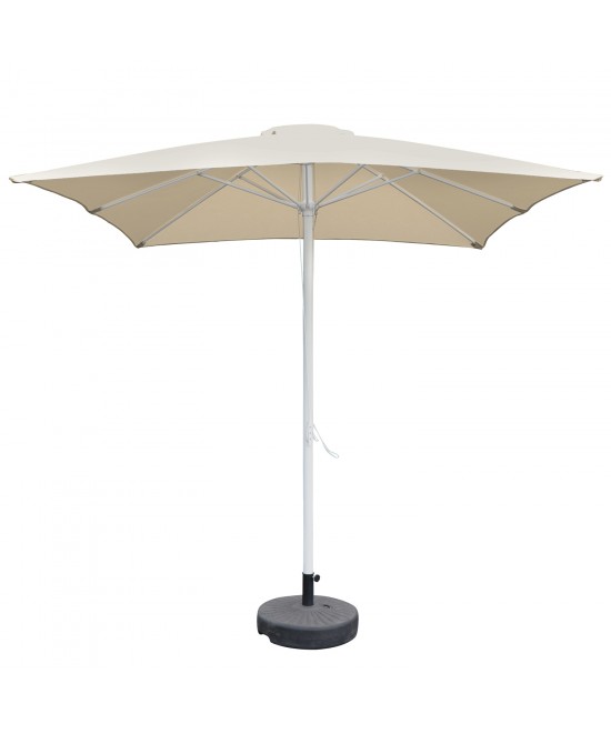Ομπρέλα Κήπου ArteLibre MELIOR Μπεζ/Λευκό Αλουμίνιο/Polyester Φ2.2x2.2m