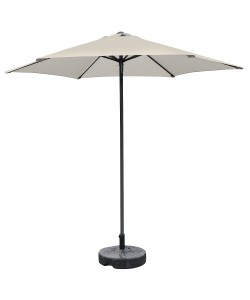 Ομπρέλα Κήπου ArteLibre MELIORE Εκρού/Ανθρακί Αλουμίνιο/Polyester Φ2.5x2.36m