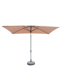 Ομπρέλα Κήπου ArteLibre ARONA Μόκα/Ανθρακί Αλουμίνιο/Polyester 3x2x2.53m