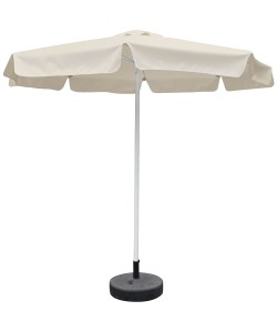 Ομπρέλα Κήπου ArteLibre VALENARE Εκρού/Λευκό Μέταλλο/Polyester Φ2.35m