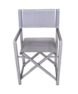 Καρέκλα Σκηνοθέτη ArteLibre TERALLIS Γκρι Σκούρο Ύφασμα/Αλουμίνιο 56x48x86cm