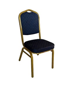 Καρέκλα Catering ArteLibre AUREVIA Μπλε/Χρυσό Ύφασμα/Μέταλλο 57x40x93cm