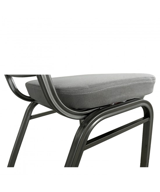 Καρέκλα Catering ArteLibre AUREVIA Γκρι/Ασημί Ύφασμα/Μέταλλο 57x40x93cm Καρέκλα Catering ArteLibre AUREVIA Γκρι/Ασημί Ύφασμα/Μέταλλο 57x40x93cm